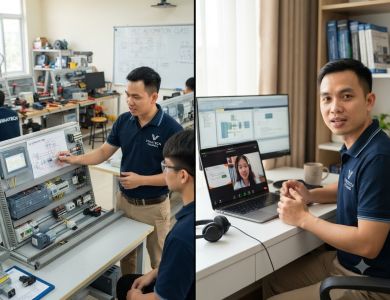 Học PLC Offline Hay Online: Hình Thức Nào Phù Hợp Với Bạn?
